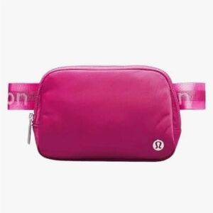 Lululemon Everywhere Belt Bag 1L ,Wordmark  ColourWashed Mauve/Sakura Pink/White